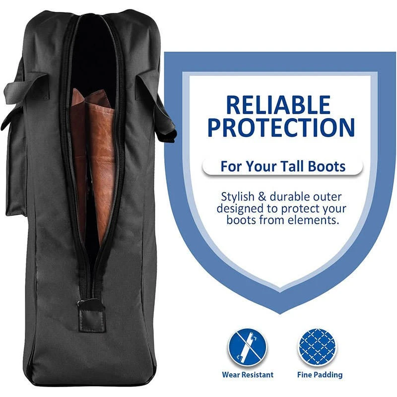 Custom Waterproof Nylon Equestrian Riding Boots Bag factory